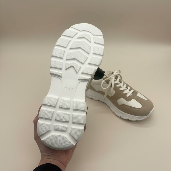 Reiss Evo Runner Lite Sneaker White Men's US 8 EU 41 New - Picture 4 of 6